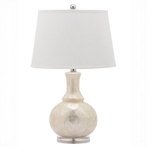 Настольная лампа с перламутром “Ная”