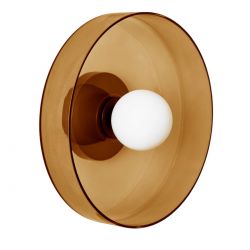 Настенный светильник с янтарным стеклом “Кассель” – Ø 35 см.