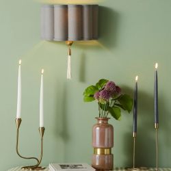 Бра с белой кисточкой “Тампа”