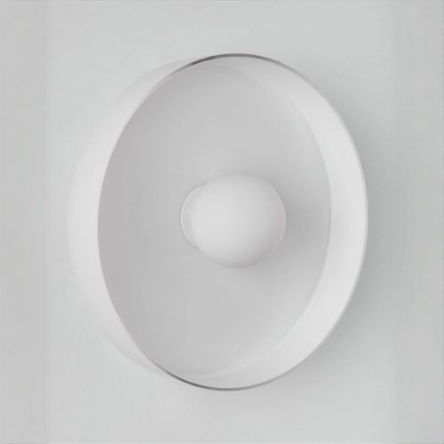 Белый настенный светильник “Кассель” – Ø 35 см.