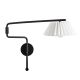 Черное поворотное бра “Харриетт” [Левое]