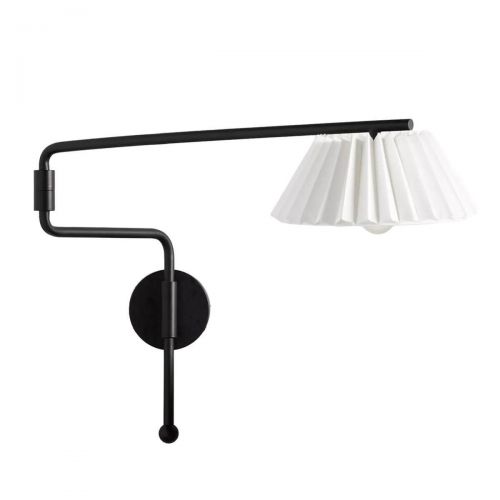 Черное поворотное бра “Харриетт” [Левое]