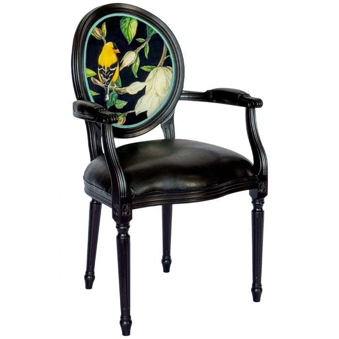 Кресло (стул с подлокотниками) «Цветущая аристократка», версия 1