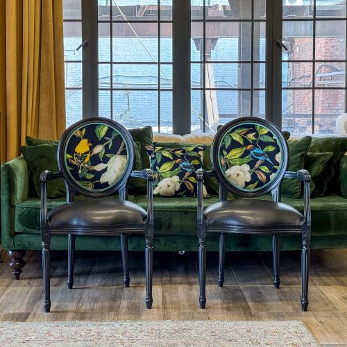 Кресло (стул с подлокотниками) «Цветущая аристократка», версия 1