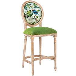Барный стул, размер L «Цветущая аристократка», версия 4