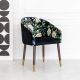 Кресло «Цветущая аристократка» (версия Сити 2 блэк)