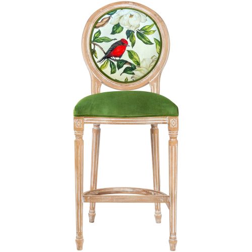 Барный стул, размер L «Цветущая аристократка», версия 5