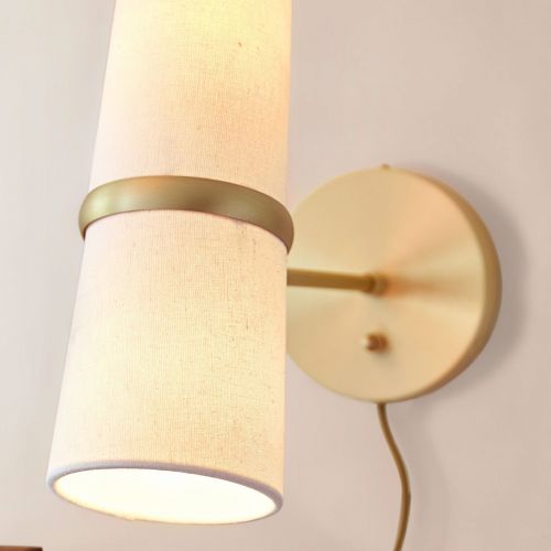 Золотое бра “Флемиш” с проводом