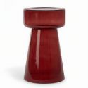 Бордовый приставной столик “Флумс” Ø 30 см.