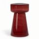 Бордовый приставной столик “Флумс” Ø 30 см.