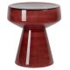 Бордовый приставной столик “Флумс” Ø 37 см.