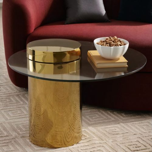 Золотой приставной столик “Мартиника”