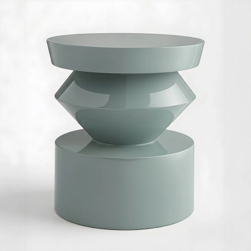 Светло-синий приставной столик “Сигет”