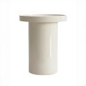 Белый приставной столик “Чирелла” – Ø 40
