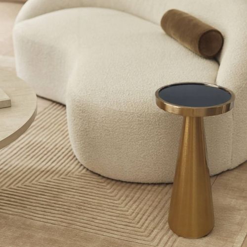 Золотистый придиванный столик “Ридж”