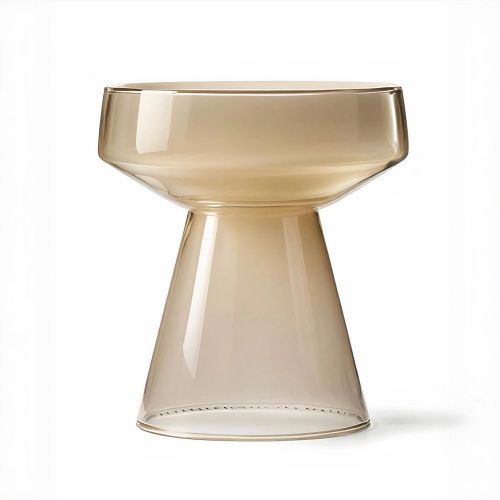 Серо-коричневый столик “Флумс” Ø 37 см.