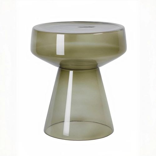 Оливковый приставной столик “Флумс” Ø 37 см.