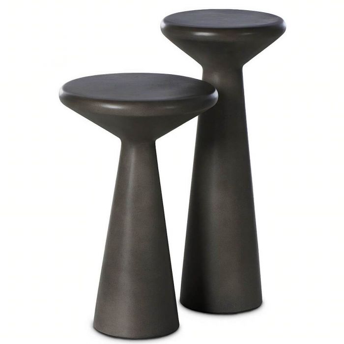 Комплект чёрных приставных столиков “Сомерсет”