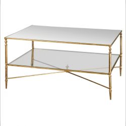 Золотой журнальный столик “Хьюго”