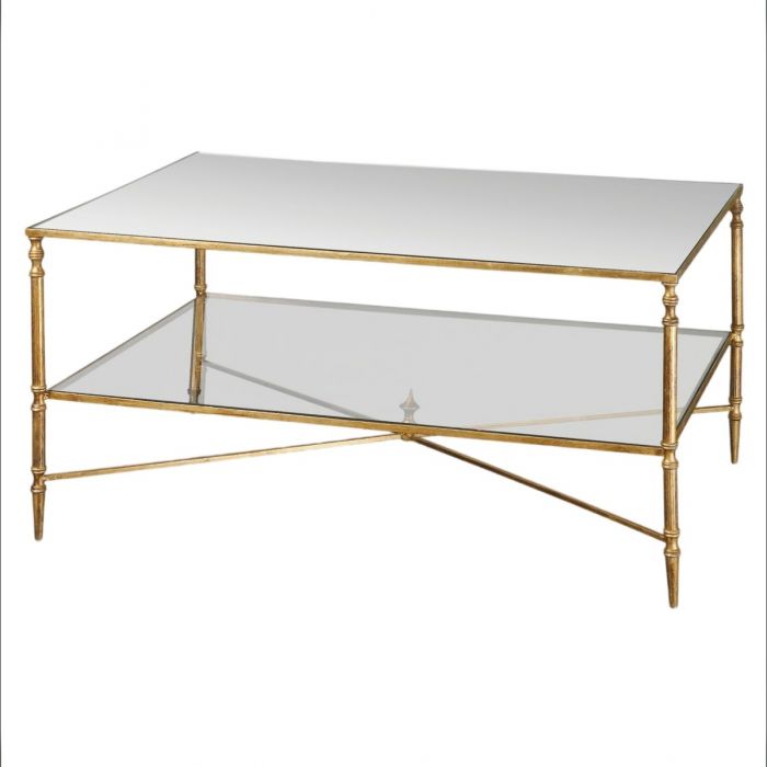 Золотой журнальный столик “Хьюго”