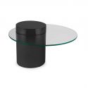 Чёрный кофейный столик “Мартиника” – Ø 90 см.