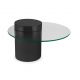 Чёрный кофейный столик “Мартиника” – Ø 90 см.