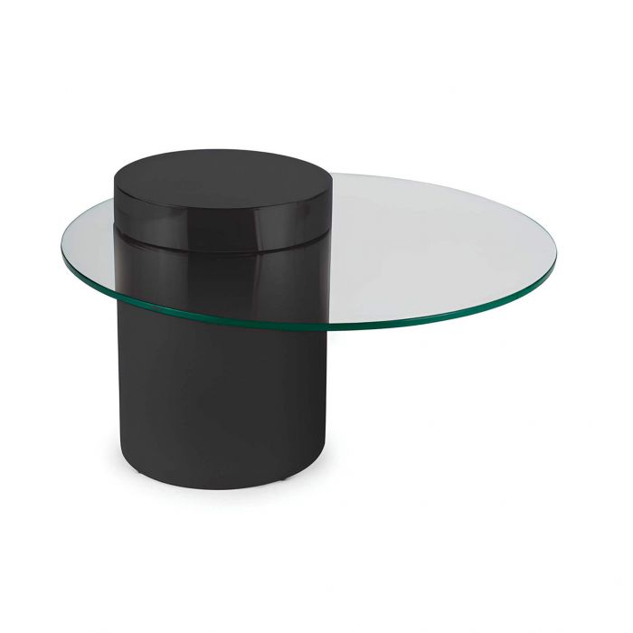 Чёрный кофейный столик “Мартиника” – Ø 90 см.