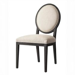 Чёрный стул из дуба “Эври”