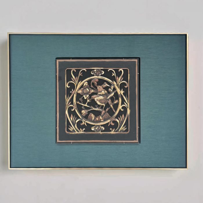 Панно с резьбой по дереву “Катай”