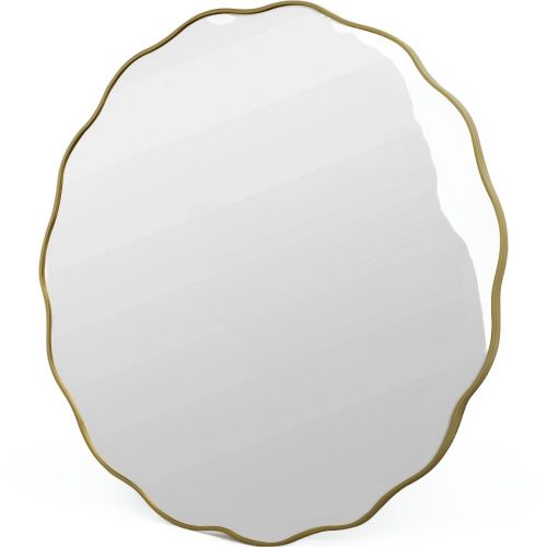 Fancy S Gold (Фэнси) Зеркало в тонкой раме Smal Ø60 см