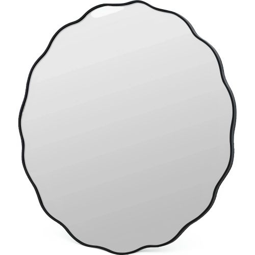 Fancy S Black (Фэнси) Зеркало в тонкой раме Smal Ø60 см