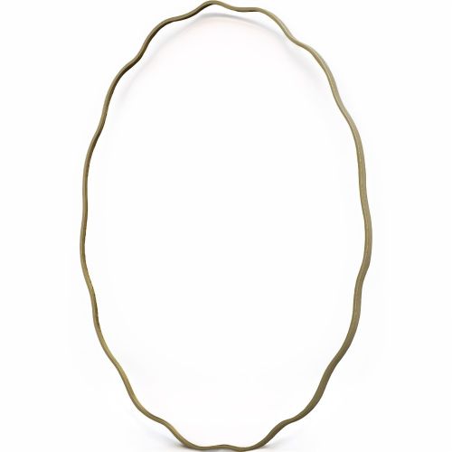 Fancy Oval Gold (Фэнси) Зеркало в тонкой раме Smal 60*80 см