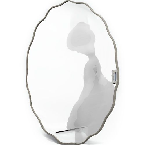 Fancy Oval Silver (Фэнси) Зеркало в тонкой раме Smal 60*80 см