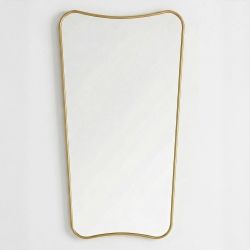 Небо (Sky) L Золото Зеркало в тонкой раме 45/65*130 см