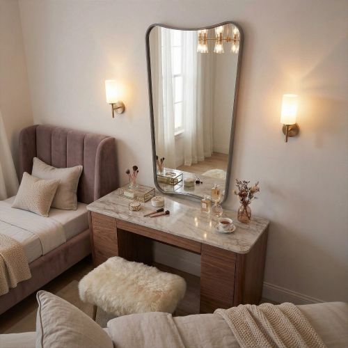 Небо (Sky) L Серебро Зеркало в тонкой раме 45/65*130 см