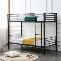 Кровать Halmar BUNKY 90 двухъярусная (черный)