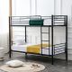 Кровать Halmar BUNKY 90 двухъярусная (черный)