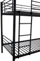 Кровать Halmar BUNKY 90 двухъярусная (черный)