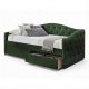 Кровать Halmar ALOHA (темно-зеленый) 90/200