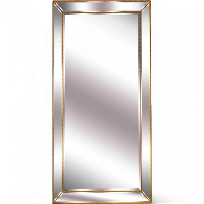 Напольное зеркало в раме Franco Mid Gold (Франко), 90*190 см