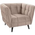 Кресло Signal CASTELLO 1 Velvet Bluvel 28 (бежевый)