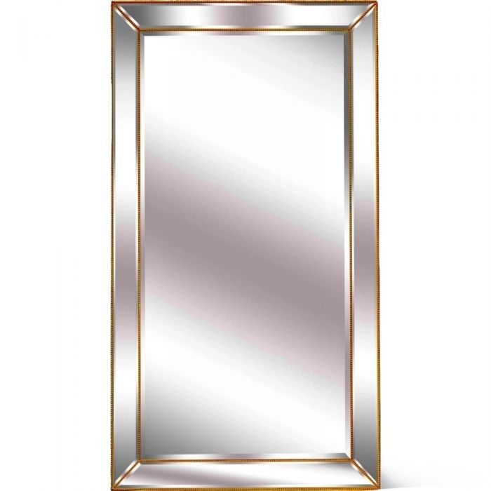 Напольное зеркало в раме Franco Flo Gold (Франко), 110*200 см