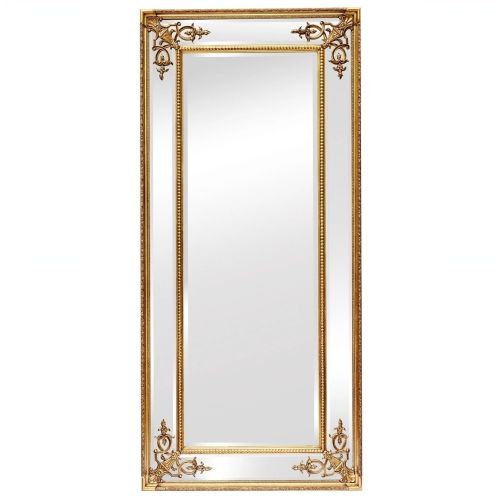 Напольное зеркало в раме Roberto Gold (Роберто), 92*200 см
