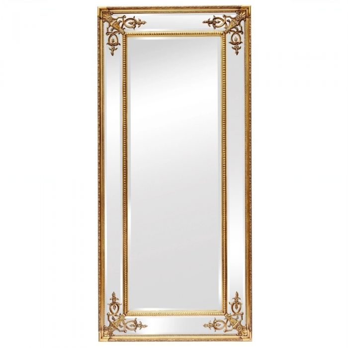 Напольное зеркало в раме Roberto Gold (Роберто), 92*200 см