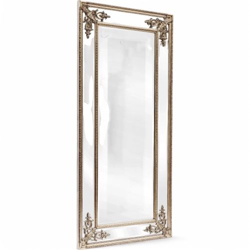 Напольное зеркало в раме Roberto Silver (Роберто), 92*200 см