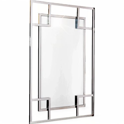 Зеркало в металлической раме Hi-Tech (Хайтэк), 74*107 см