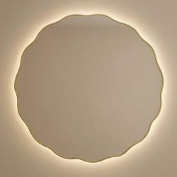 Фантазия (Fancy) S LED Золото Зеркало с подсветкой Ø60 см