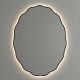 Фантазия (Fancy) Овал LED Черный Зеркало с подсветкой 60*80 см