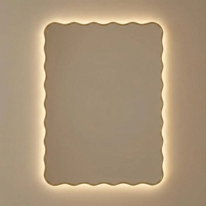 Фантазия (Fancy) LED Золото Зеркало с подсветкой 60*80 см