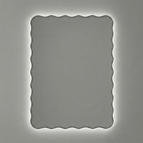 Фантазия (Fancy) LED Серебро Зеркало с подсветкой 60*80 см